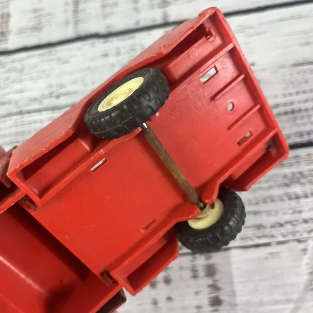 Vintage 1950'S 60’s Structo Red Pressed Steal Plastic Toy Pickup Truck